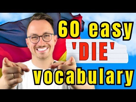 Master 60 'Die' Nouns: Quickly learn German