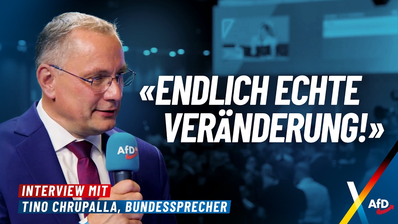 „Endlich echte Veränderung!“ – Tino Chrupalla im Interview – AfD