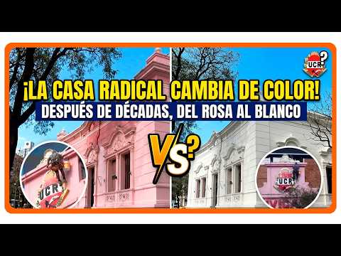 Cambio histórico en Córdoba: Por qué la Casa Radical dejó su clásico color rosa