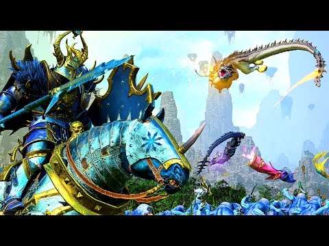 GRAND CATHAY vs TZEENTCH - TotaWar Warhammer 3 cinematic battle