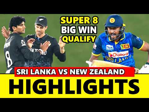 Sri Lanka Vs New Zealand ICC T20 World Cup Match Highlights 2026 | NZ VS SL