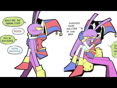 Pomni Cares About Jax!❤️😘The Amazing Digital Circus Comic Dub 