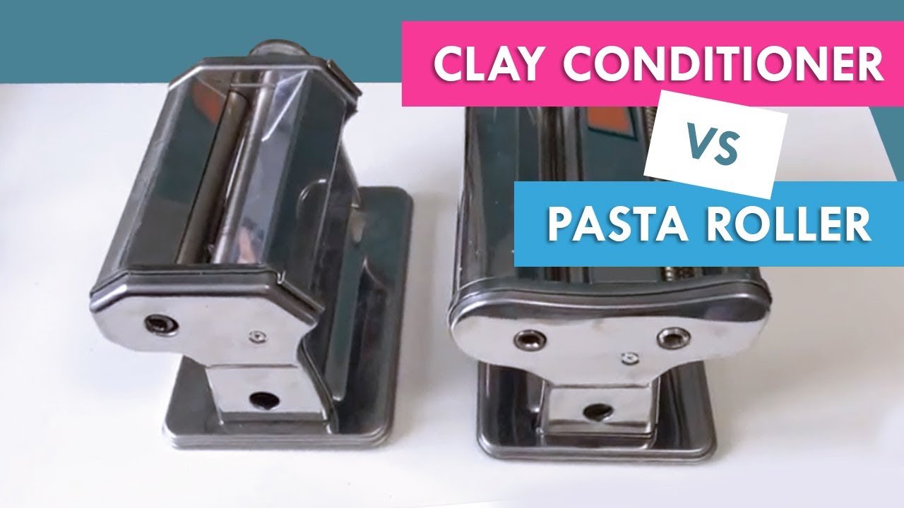 Sculpey CLAY CONDITIONING MACHINE vs PASTA ROLLER. Which is best