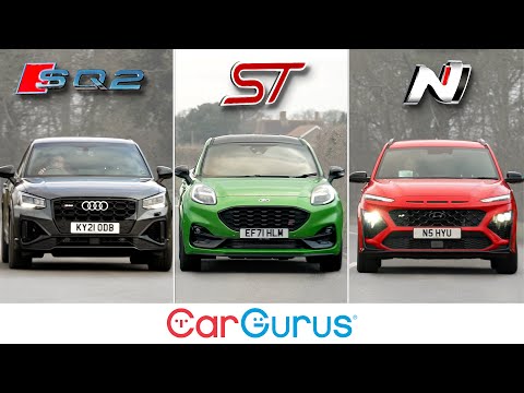 Audi SQ2 vs Ford Puma ST vs Hyundai Kona N: Hot miniature SUVs tested