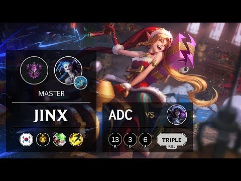 Jinx ADC vs Kai'Sa - KR Master Patch 9.15