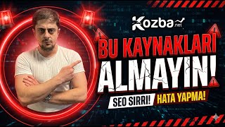 SEO Konuşuyoruz #6 Alınmaması Gereken Backlink Kaynakları