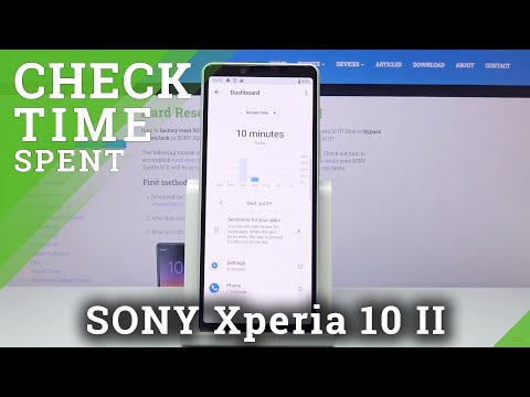 How to Check Total Screen Time in SONY Xperia 10 II