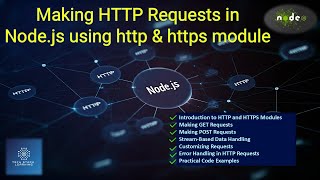 Node.js | Section 28 | Master HTTP Requests in Node.js | GET & POST Explained #https #http #nodejs