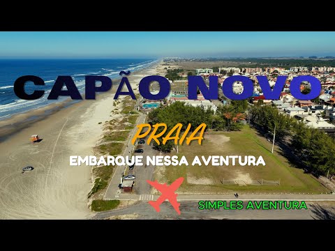 PRAIA DE CAPÃO NOVO, RIO GRANDE DO SUL, BRASIL. DRONE REGISTROU LINDAS IMAGENS.