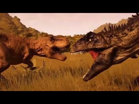 Giganotosaurus VS T-Rex Jurassic World Evolution 2! The Prologue! - JW3! | Axel Henley2