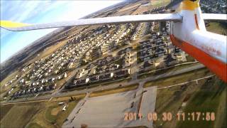 preview picture of video 'EasyStar's first Flight of 2012 over Altoona, Iowa with crash landing'
