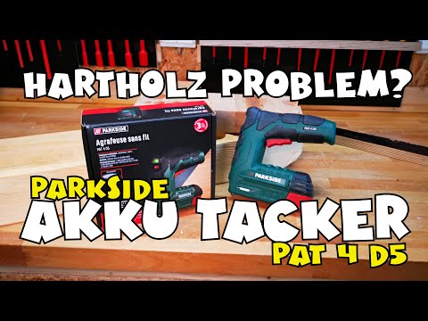 Lidl - PARKSIDE® Akkutacker PAT 4 D5 im Einsatz