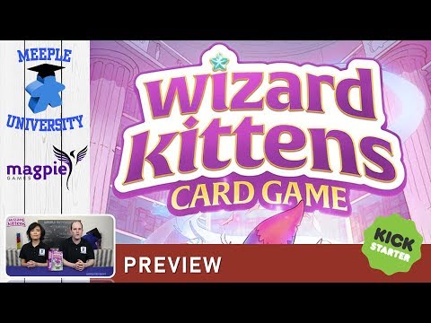 Wizard Kittens Board Game – Kickstarter Preview (Rules overview in 6 minutes)