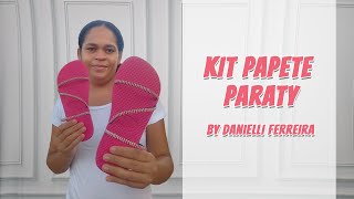 Kit Papete Paraty Vermelho Coral - by Danielli Ferreira