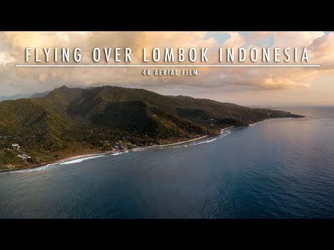 Flying Over Lombok, Indonesia | 4K Aerial Film