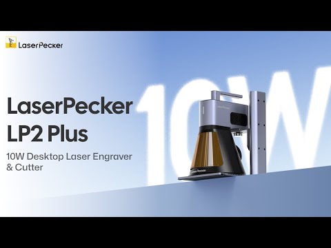 LaserPecker LP2 Plus - 10W Desktop Laser Engraver & Cutter
