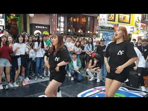 180526 라타타 - 춤추는 곰돌 홍대 버스킹 직캠ㅣLatata - AF STARZ Hong-dae busking fancam