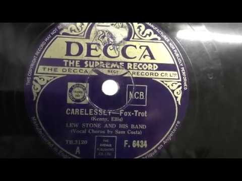 Lew Stone and his band: Carelessly. (1937).
