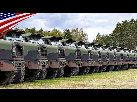 U.S. Deploys 100 New Tank Transporters to Move M1 Tanks Quickly in Europe