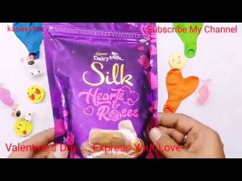 Cadbury dairy milk silk Special Edition Gift Pack | Valentine Special Chocolate. lots of Cadbury.