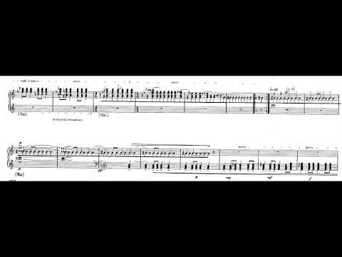 John Corigliano - Fantasia on an Ostinato for Piano (1985) [Score-Video]