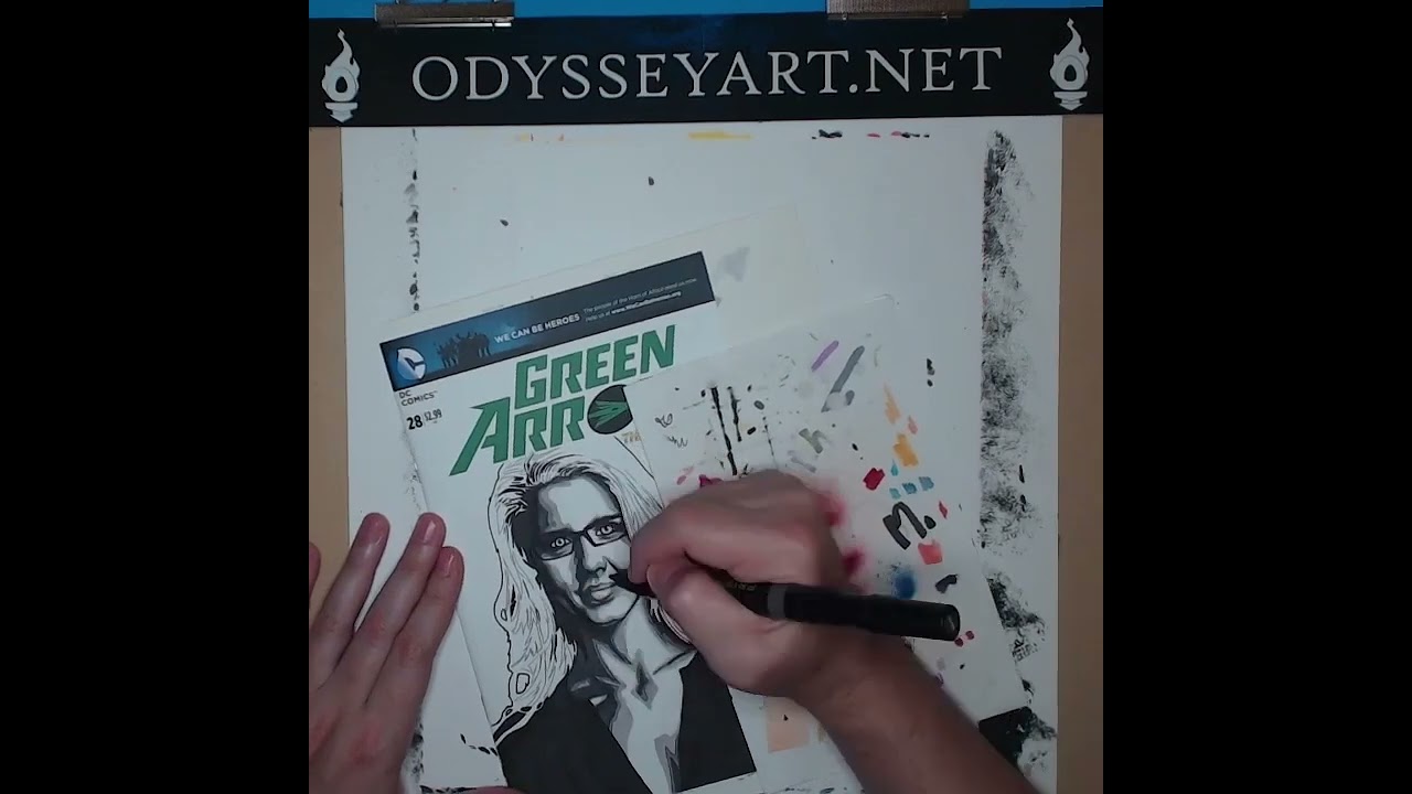 Green Arrow #28 Sketch Cover -Felicity