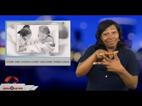 Steph and Ayesha Curry welcome third child (ASL - 7.5.18)