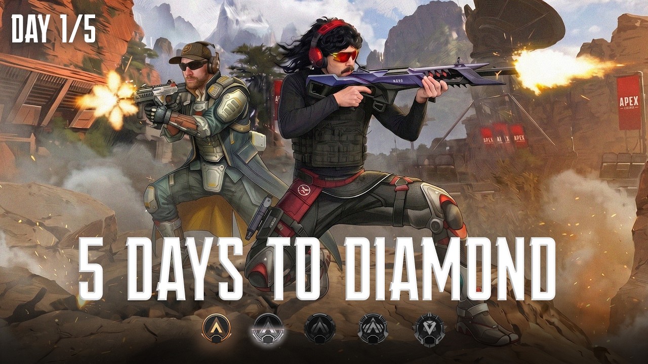 🔴 5 DAYS TO DIAMOND - FROM BRONZE | APEX LEGENDS