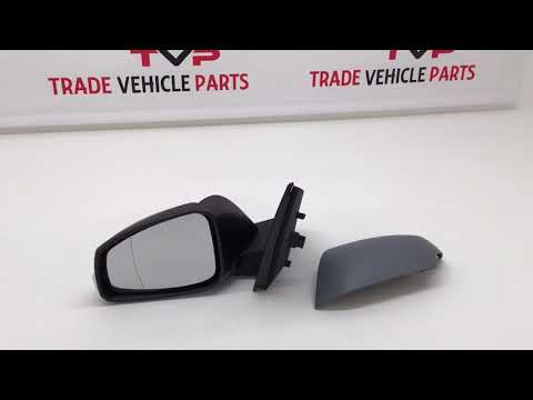 Fits Renault Megane 2008-2013 Door Mirror Electric Primed W/Indicator Power Fold Left video