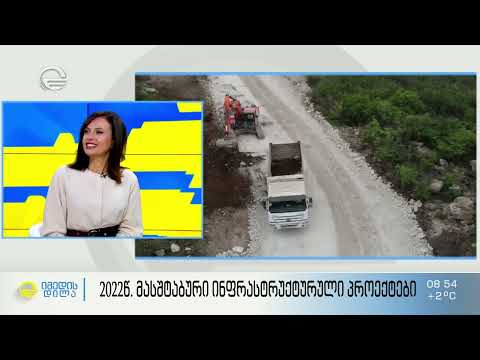 საავტომობილო გზების დეპარტამენტის თავმჯდომარე, გიორგი წერეთელი სტუმრად გადაცემაში "იმედის დილა"