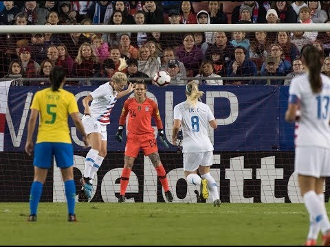 USWNT vs Brazil in Tampa, Florida - IG stories & Twitter