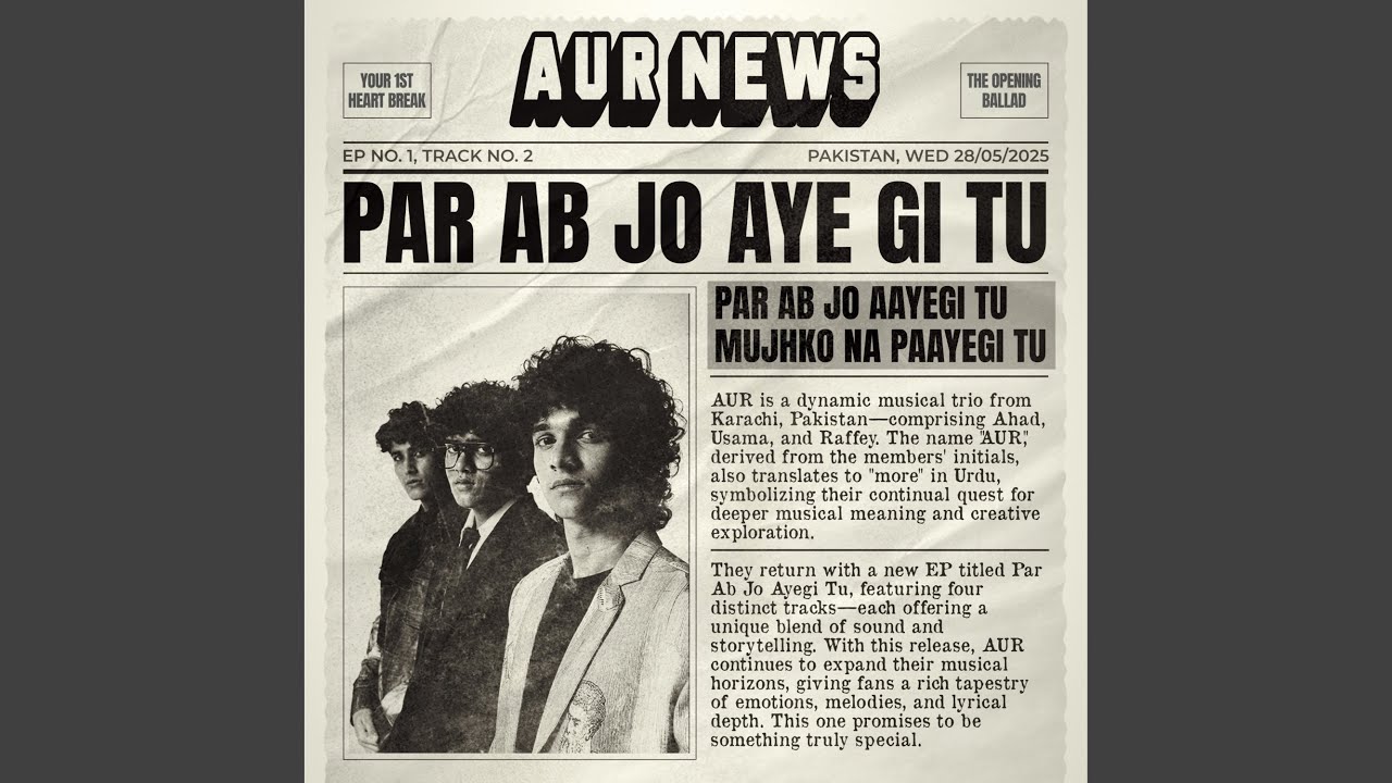 Par Ab Jo Aayegi Tu Lyrics | AUR, Usama Ali