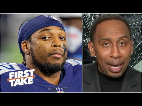 德里克-亨利是烏鴉的 "氪金石"--斯蒂芬-A.預測泰坦隊會贏｜第一時間報道 (Derrick Henry is the Ravens' 'kryptonite' - Stephen A. predicts a win for the Titans | First Take)