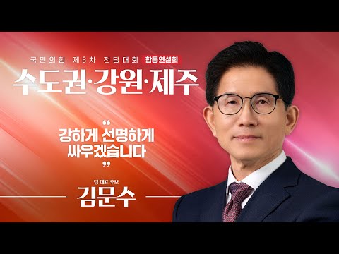 [제6차 전당대회 수도권·강원·제주 합동연설회] 김문수 당 대표 후보자