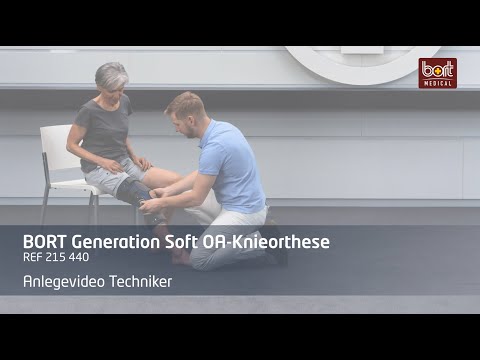 BORT Generation Soft OA-Knieorthese | Anlegevideo Techniker