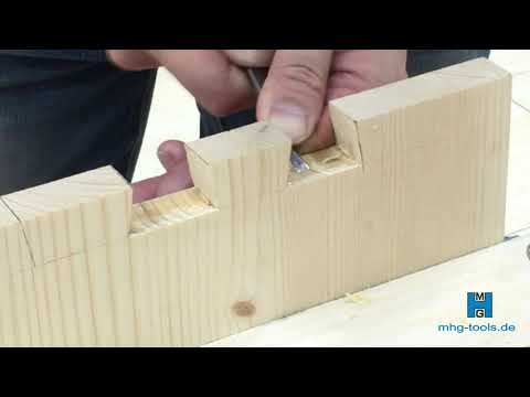 Der MHG Fishtail Chisel Beitel in der Anwendung