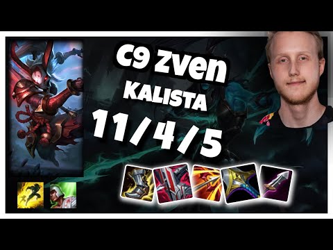 Kalista vs Samira C9 Zven BOT (11/4/5) - v11.5