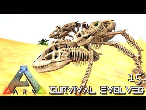ARK: SURVIVAL EVOLVED - BONE ARMOR BATTLE CRAB WANDERER KARKINOS E15 !!! ( PRIMAL FEAR PYRIA )
