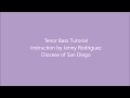 How to sing God of Second Chances Tenor Bass part by David Haas