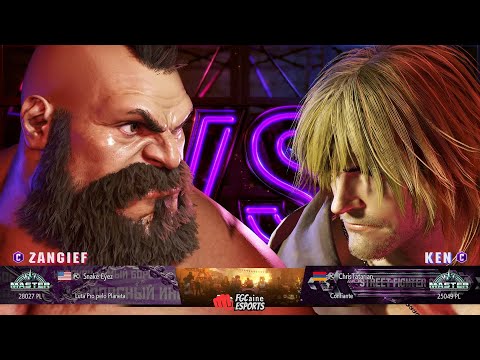SF6💥Snake eyez [Zanguief] vs Chris tatarian [Ken]💥High level match