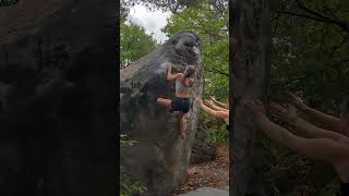 Video thumbnail de La Rombière, 6a. Fontainebleau