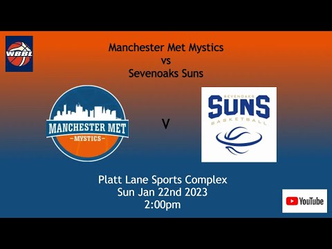 Manchester Met Mystics v Sevenoaks Suns 22.01.23 WBBL Championship