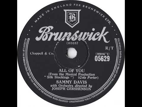 UK New Entry 1956 (192) Sammy Davis Jr. - All Of You