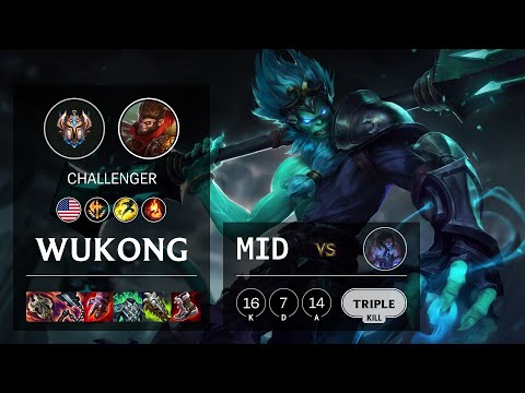 Wukong Mid vs Sylas - NA Challenger Patch 10.25b