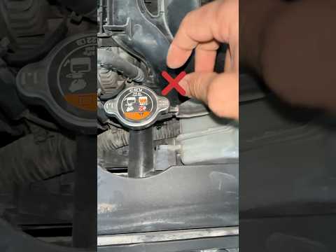Radiator Cap Right Vs Wrong Installation #shortvideo