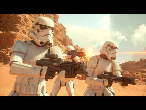 Stormtroopers vs B2 Battle Droids - STAR WARS JEDI SURVIVOR NPC Wars