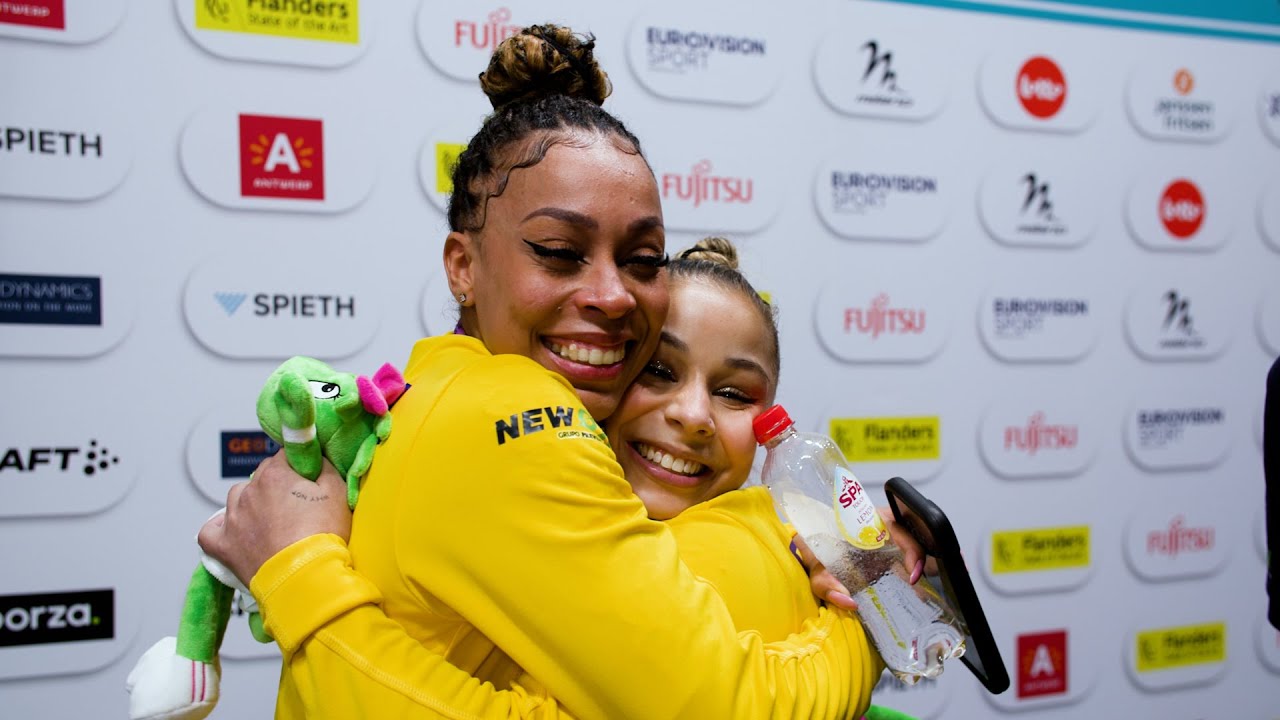 Flavia Saraiva & Lorrane Oliveira (BRA) Sweet & Emotional Interview After Winning Team Silver