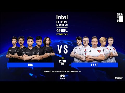 IHC vs FaZe | IEM Katowice 2023 | Group A | MN cast