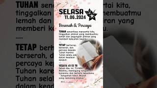 Download lagu Selasa, 11 Juni 2024 // Story Wa Rohani Kristen 30 detik // Status Wa Lagu Rohani Kristen 30 detik mp3