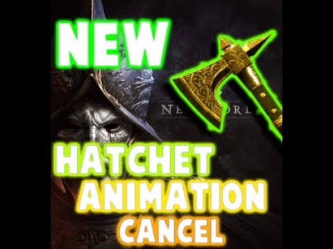 NEW Game Breaking?! Animation Cancel for Hatchet. NEW WORLD, tips and tricks!